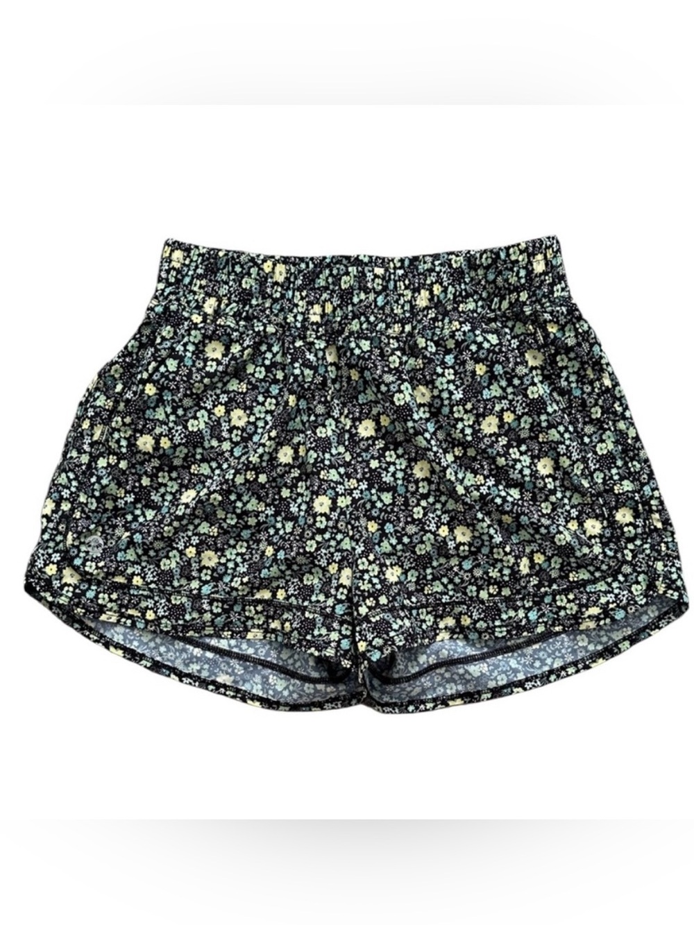 Señora Floral Print Women’s Elastic Waist Shorts